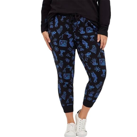 Torrid Harry Potter Death Eater Crop Jogger Size 3X - Picture 2 of 7